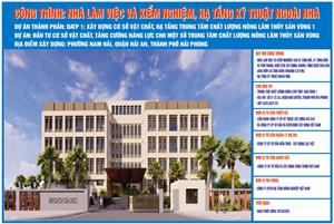 Dự án thành phần “DATP1: Xây dựng cơ sở vật chất, hạ tầng Trung tâm Chất lượng nông lâm thuỷ sản vùng 1”